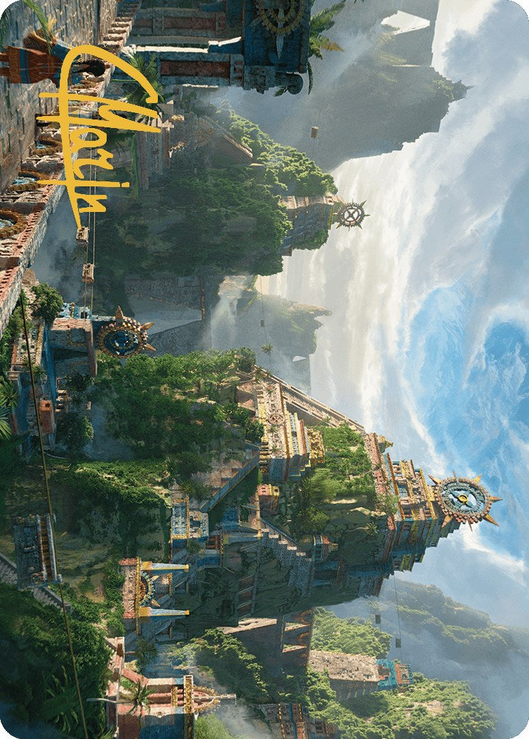 Clifftop Retreat Art Card (Gold-Stamped Signature) (81) [Art Series: The Lost Caverns of Ixalan]