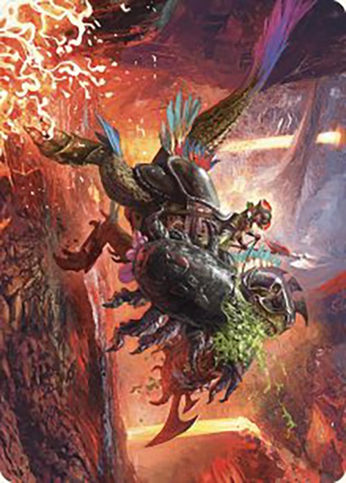 Triumphant Chomp Art Card (21) [Art Series: The Lost Caverns of Ixalan]