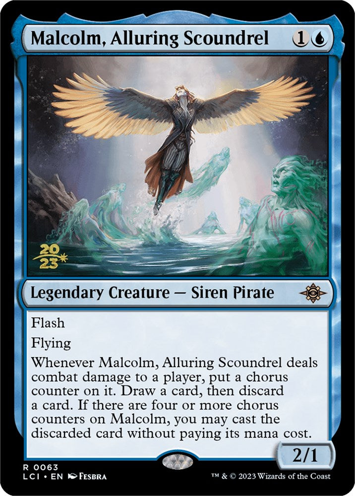 Malcolm, Alluring Scoundrel (63) [Prerelease Cards]