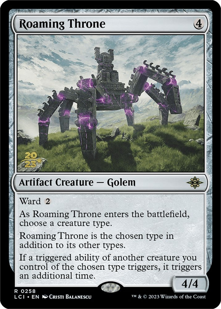 Roaming Throne (258) [Prerelease Cards]