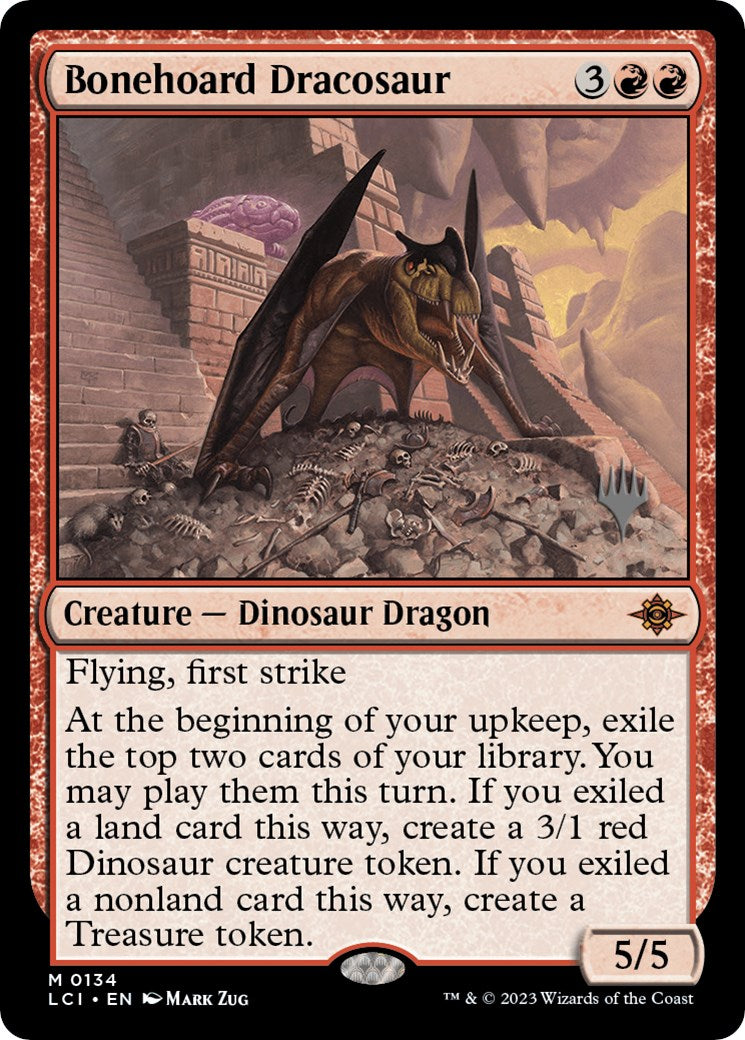 Bonehoard Dracosaur (134) [Promo Pack: The Lost Caverns of Ixalan]