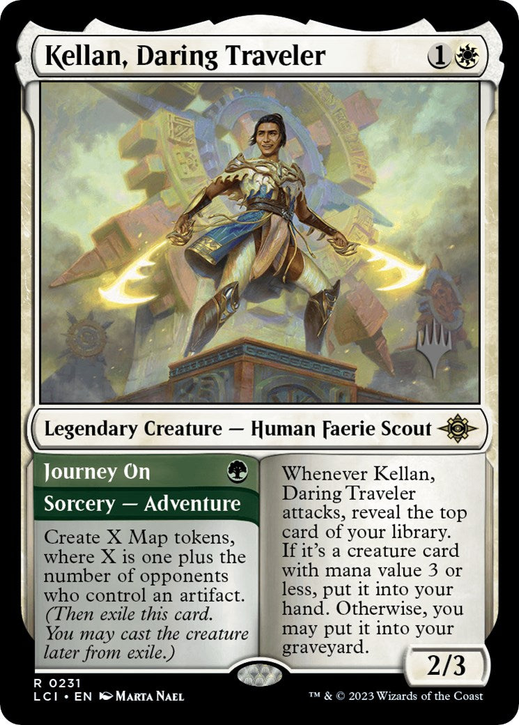 Kellan, Daring Traveler (231) [Promo Pack: The Lost Caverns of Ixalan]