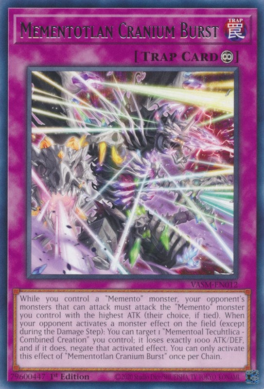 Mementotlan Cranium Burst (VASM-EN012) [Valiant Smashers]