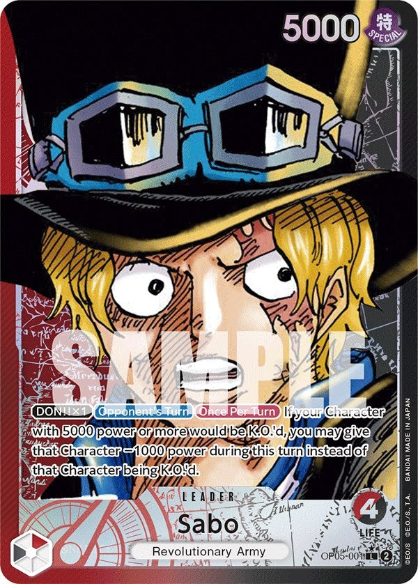 Sabo (001) (Alternate Art) (OP05-001) [OP05]