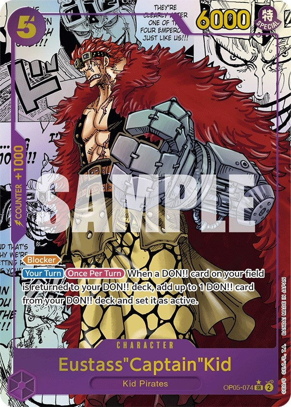 Eustass"Captain"Kid (Alternate Art) (Manga) (OP05-074) [OP05]