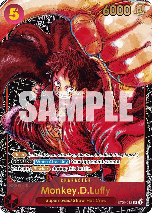 Monkey.D.Luffy (012) (Alternate Art) (ST01-012) [OP05]