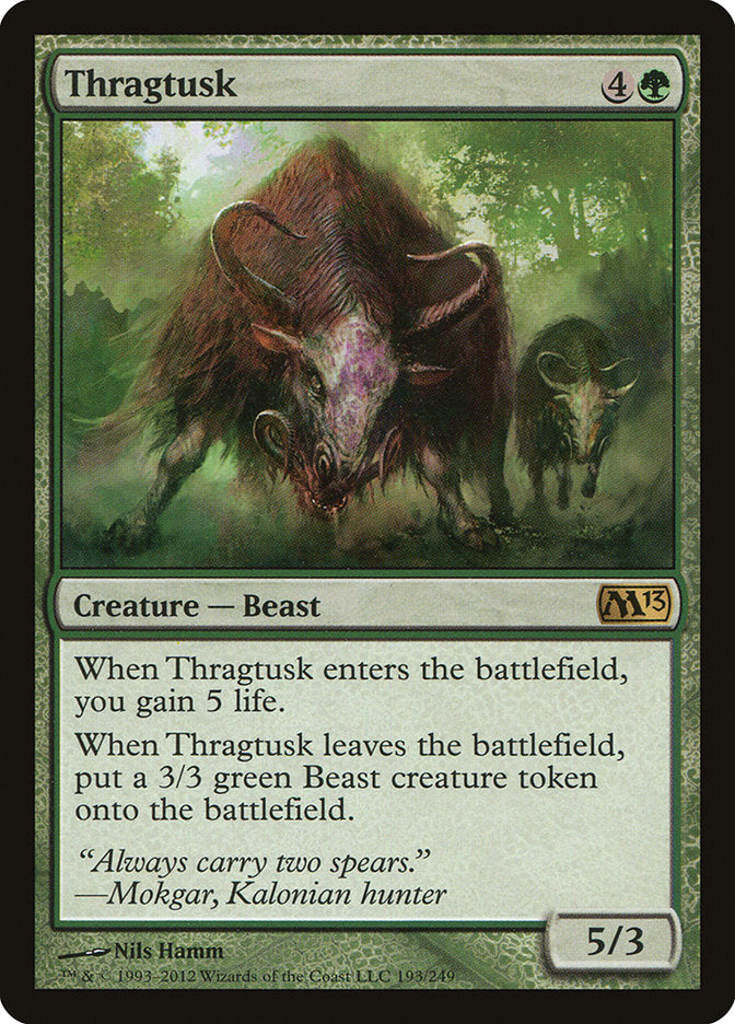 Thragtusk (193) [Magic 2013 (M13)]