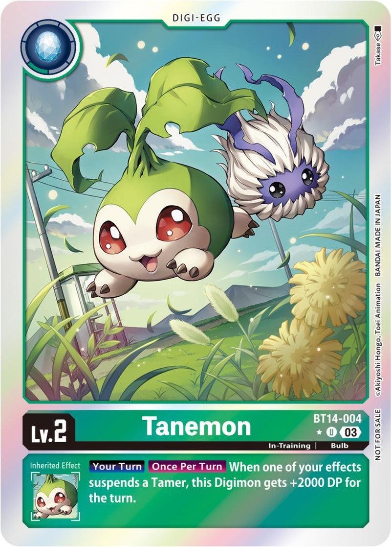 Tanemon (Blast Ace Box Promotion Pack) (BT14-004 U) [Blast Ace]