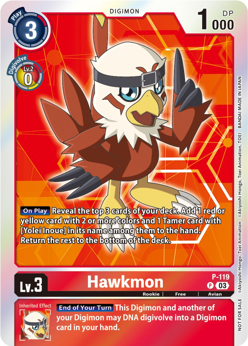 Hawkmon - P-119 (Tamer Party Pack -The Beginning- Ver. 2.0) (P-119 P) [Digimon Promotion Cards]