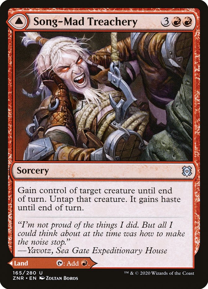Song-Mad Treachery (165) [Zendikar Rising]
