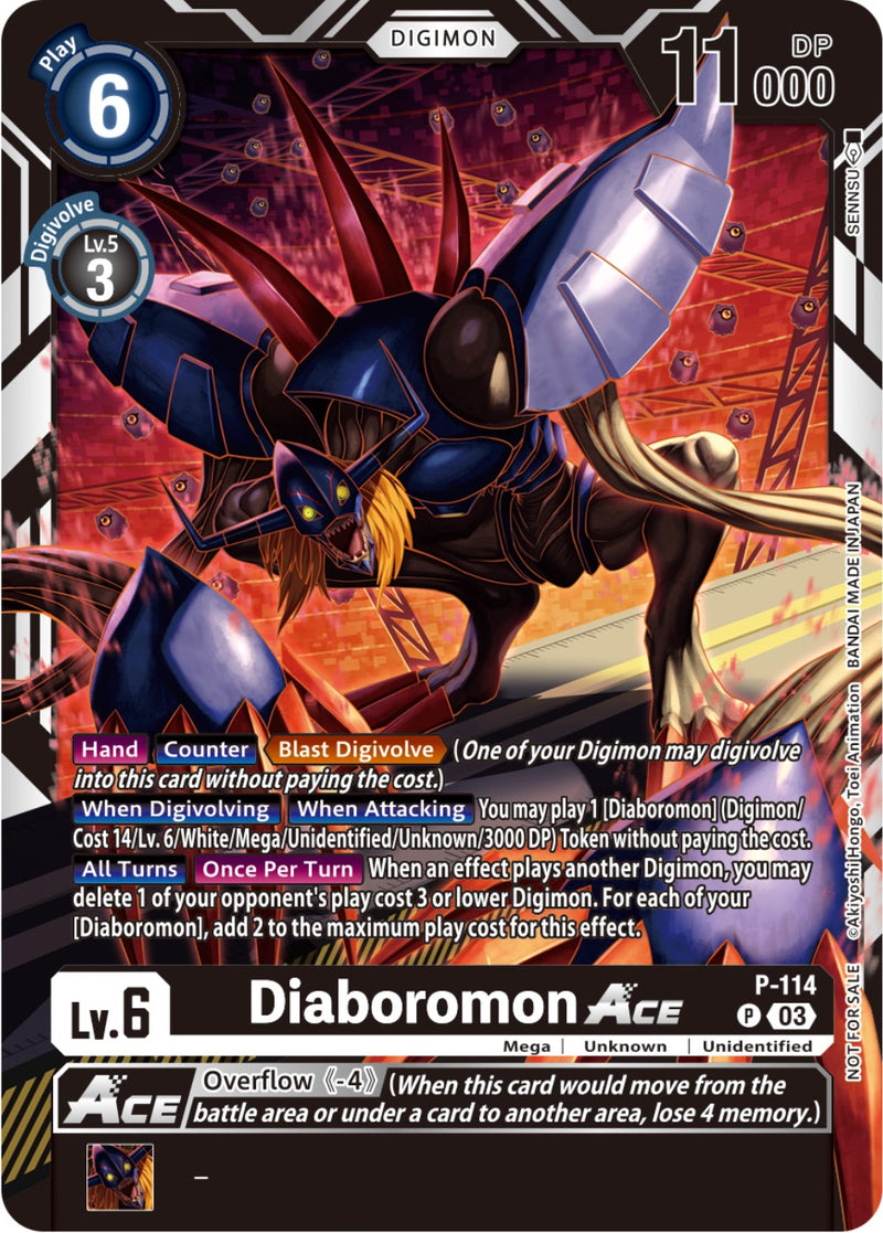 Diaboromon ACE - P-114 (3rd Anniversary Survey Pack) (P-114 P) [Digimon Promotion Cards]