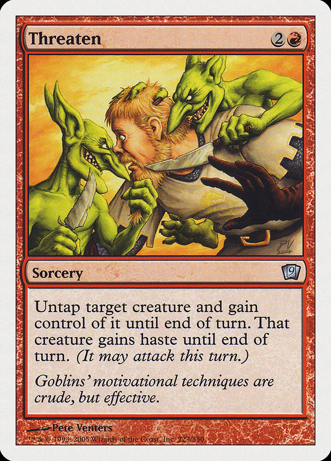 Threaten (223) [9th Edition]