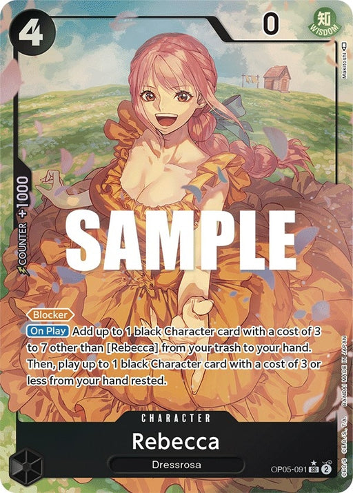 Rebecca (Alternate Art) (OP05-091) [OP05]