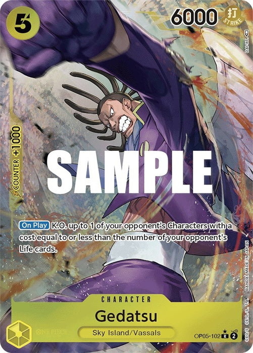 Gedatsu (Alternate Art) (OP05-102) [OP05]
