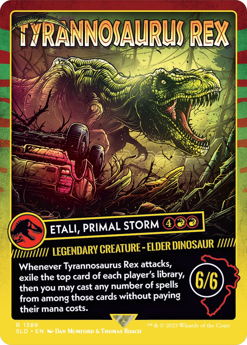 Tyrannosaurus Rex - Etali, Primal Storm (1389) [Secret Lair Drop Series]
