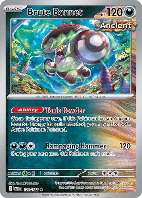 Brute Bonnet - 123/182 (Cosmos Holo) (123/182) [Miscellaneous Cards & Products]