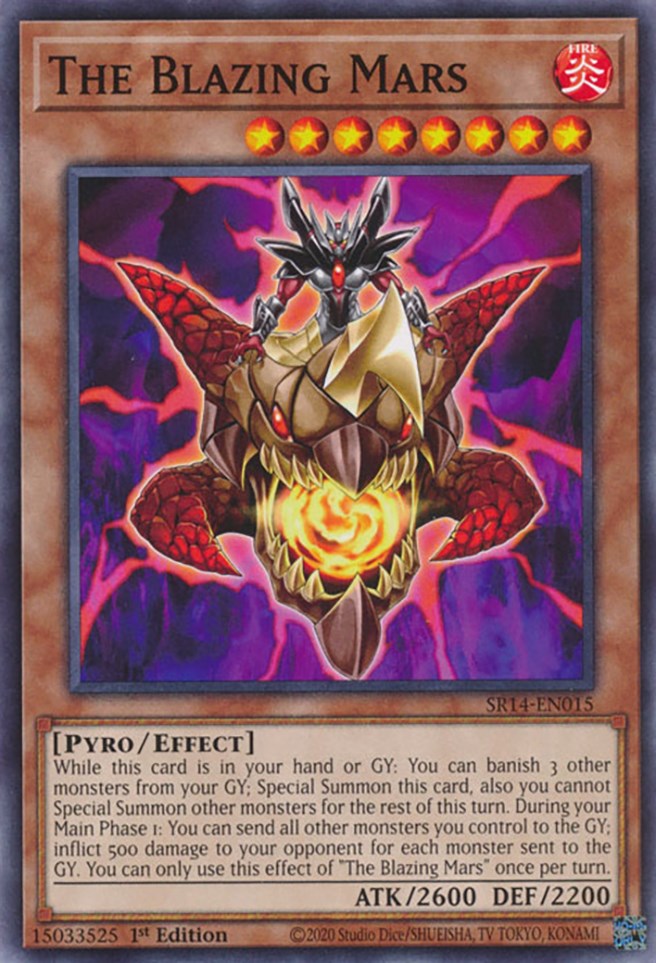 The Blazing Mars (SR14-EN015) [Structure Deck: Fire Kings]
