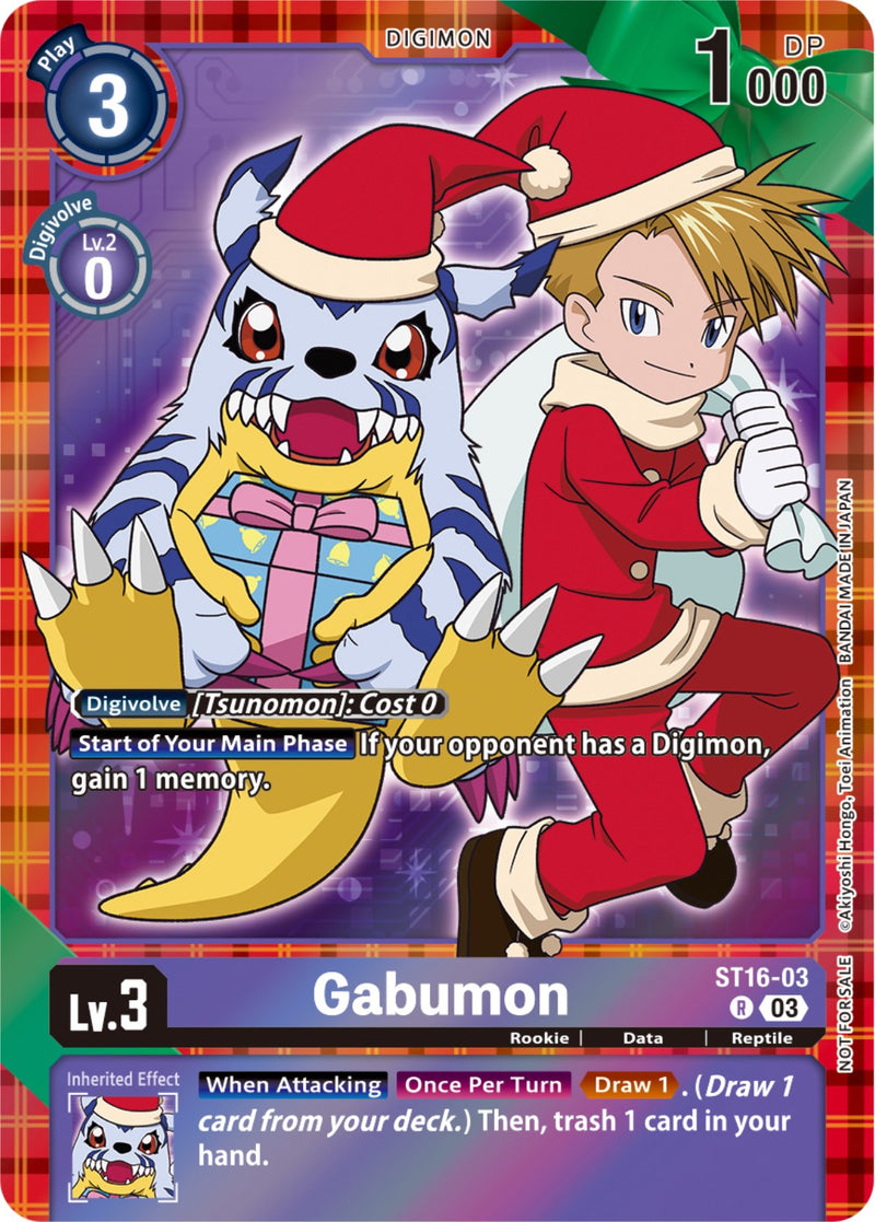 Gabumon (Winter Holiday 2023) (ST16-03 R) [Starter Deck 16: Wolf of Friendship]