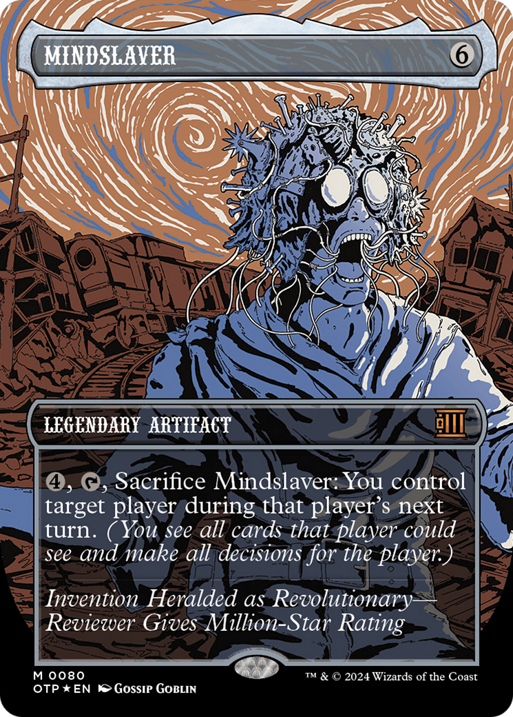 Mindslaver (Textured Foil) (80) [Outlaws of Thunder Junction: Breaking News]