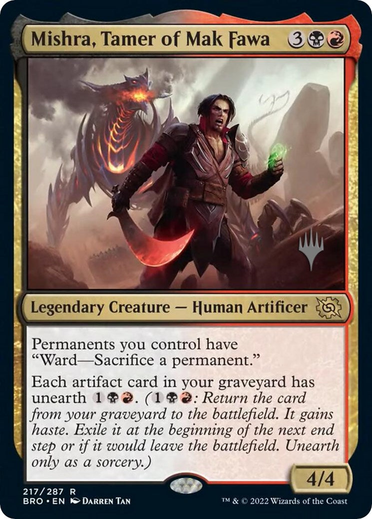 Mishra, Tamer of Mak Fawa (217) [Promo Pack: The Brothers' War]