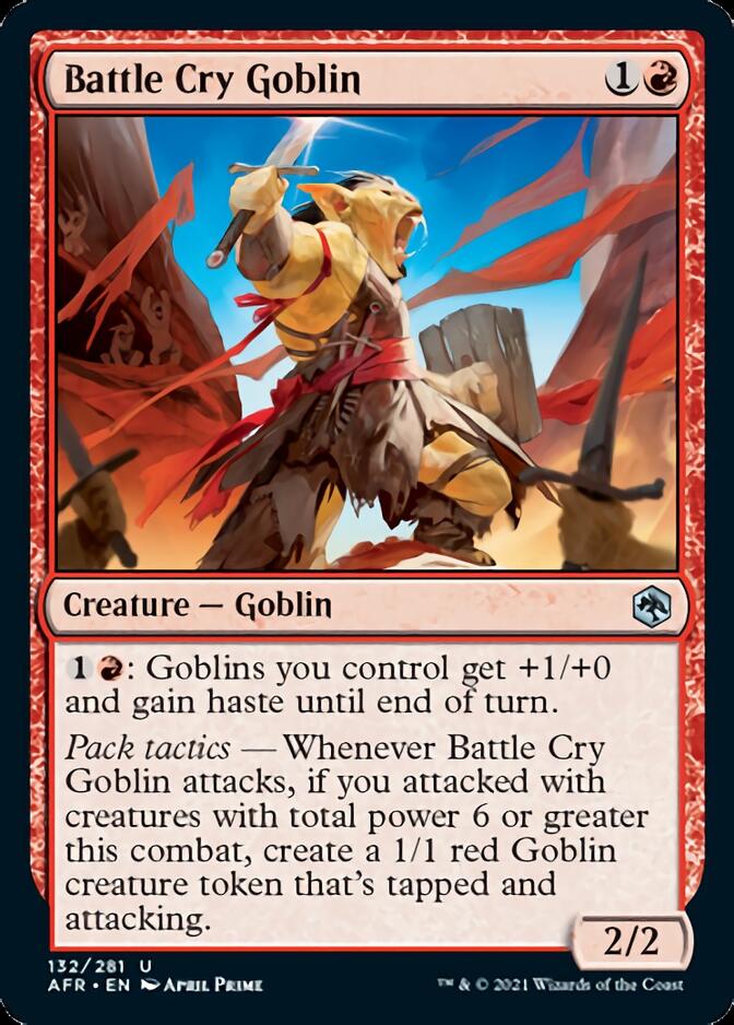 Battle Cry Goblin (132) [Adventures in the Forgotten Realms]