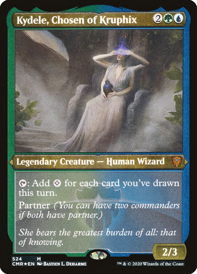 Kydele, Chosen of Kruphix (Foil Etched) (524) [Commander Legends]