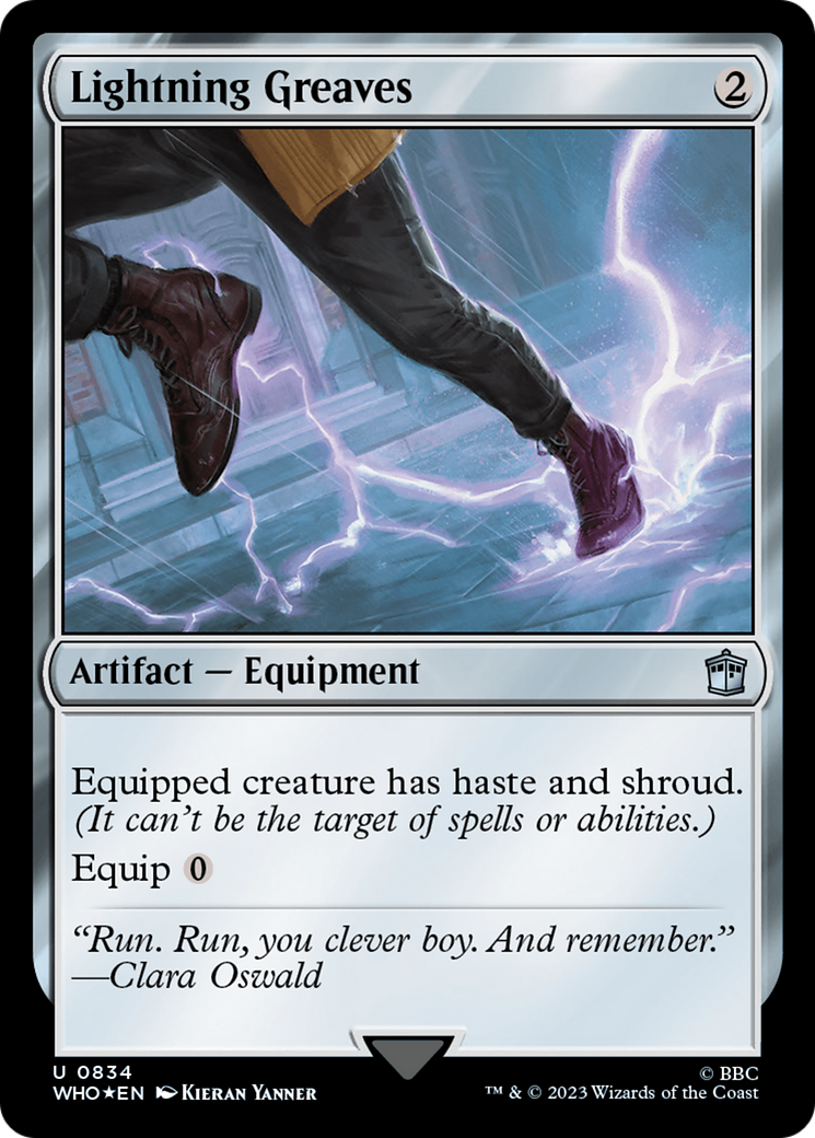 Lightning Greaves (Surge Foil) (834) [Universes Beyond: Doctor Who]
