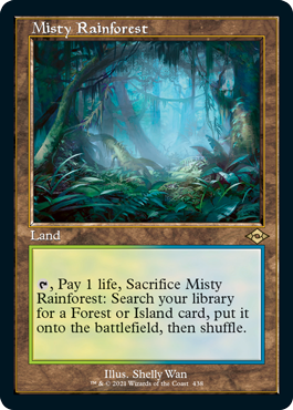 Misty Rainforest (Retro Frame) (438) [Modern Horizons 2]