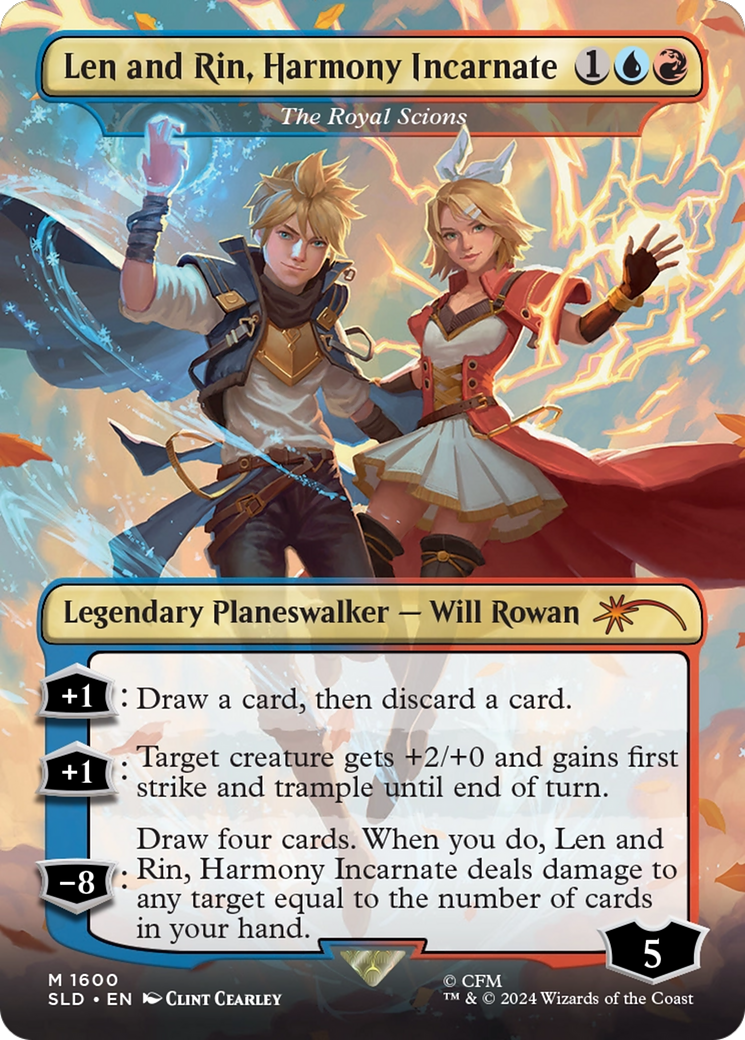 Len and Rin, Harmony Incarnate - The Royal Scions (1600) [Secret Lair Drop Series]