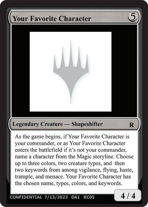 Image for Your Favorite Character - Magic: The Gathering