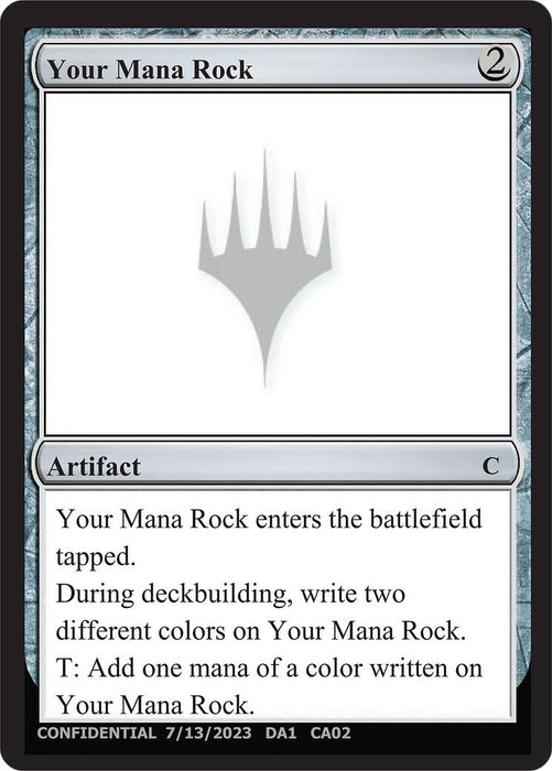 Image for Your Mana Rock - Magic: The Gathering