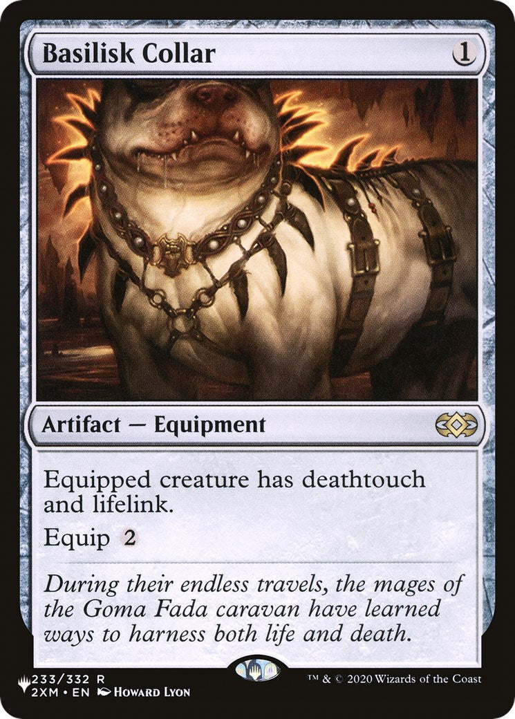Basilisk Collar (2XM) (233/332) [The List Reprints]