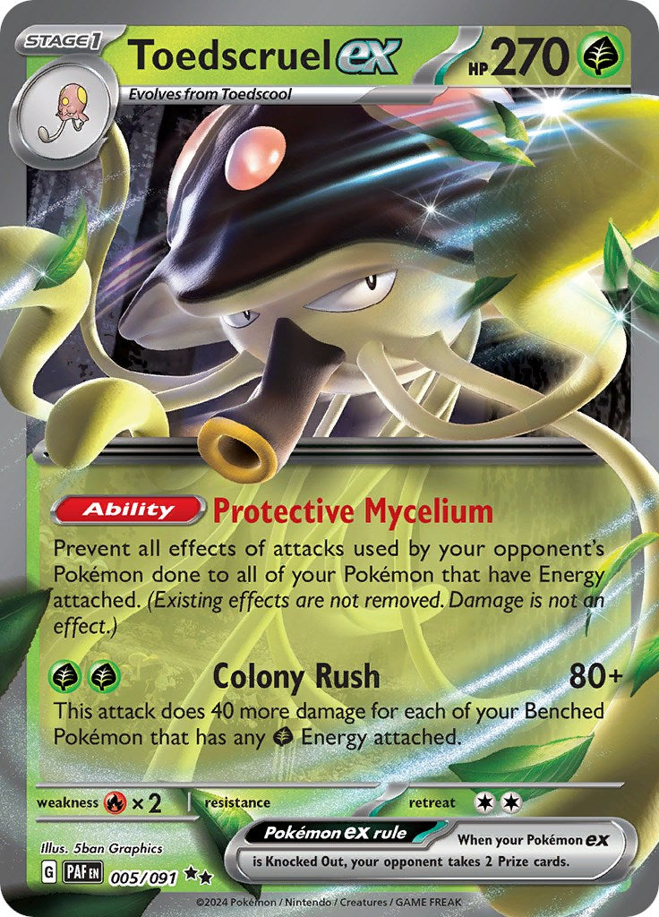 Toedscruel ex (005/091) [SV: Paldean Fates]