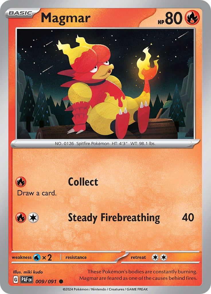 Magmar (009/091) [SV: Paldean Fates]