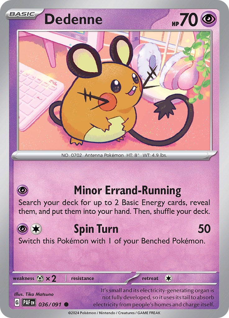 Dedenne (036/091) [SV: Paldean Fates]