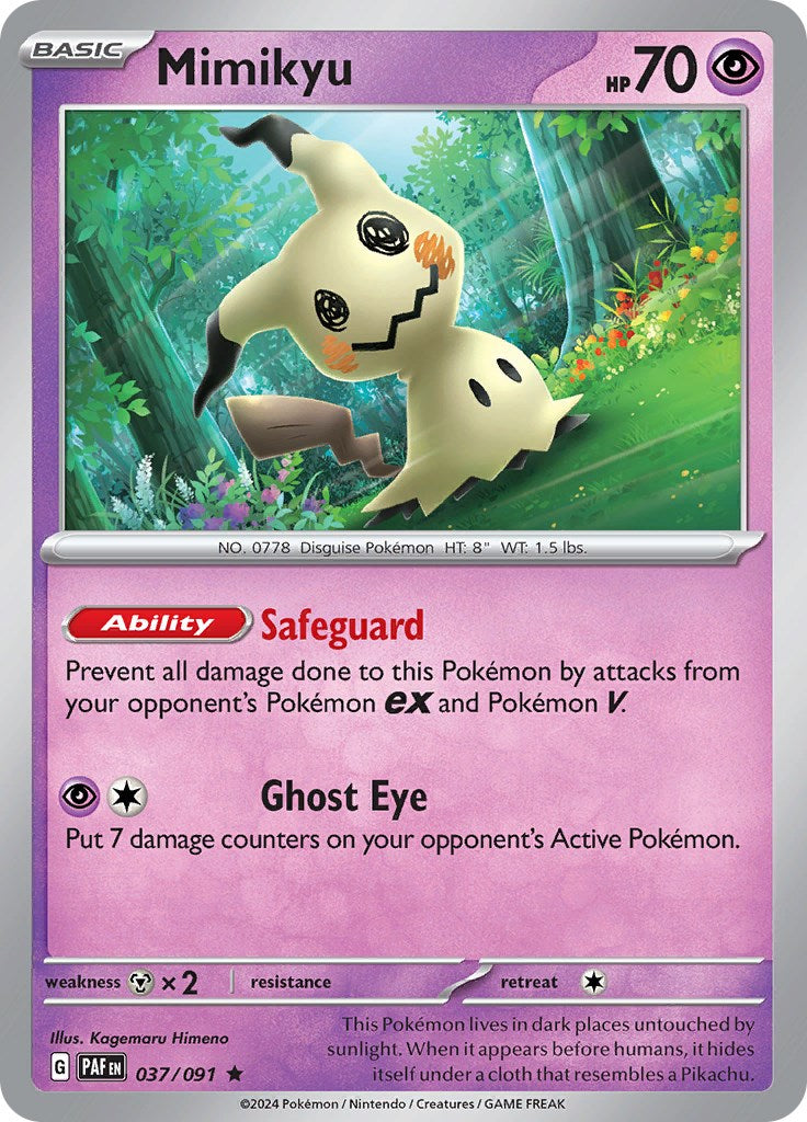 Mimikyu (037/091) [SV: Paldean Fates]