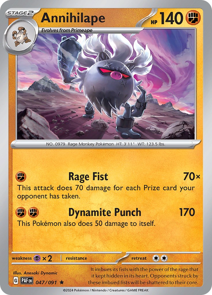 Annihilape (047/091) [SV: Paldean Fates]