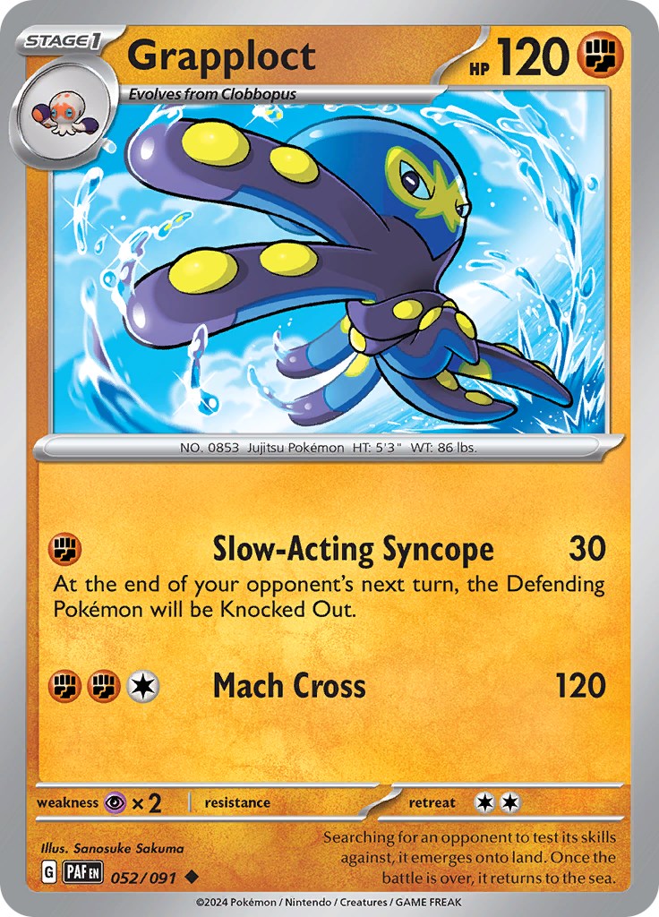 Grapploct (052/091) [SV: Paldean Fates]