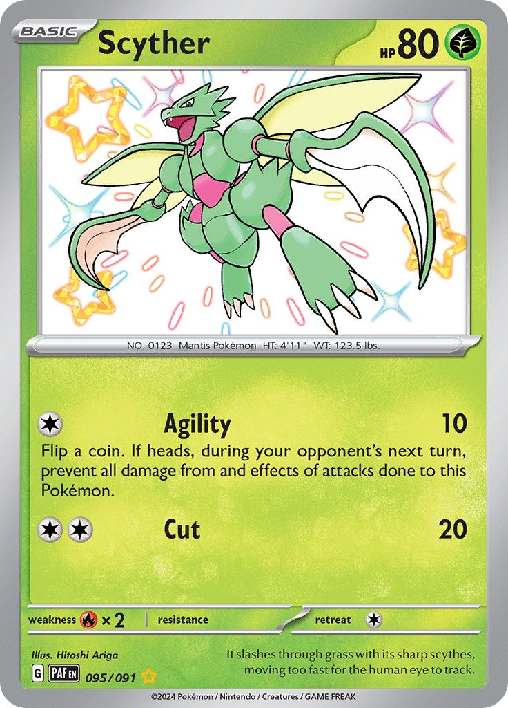 Scyther (095/091) [SV: Paldean Fates]