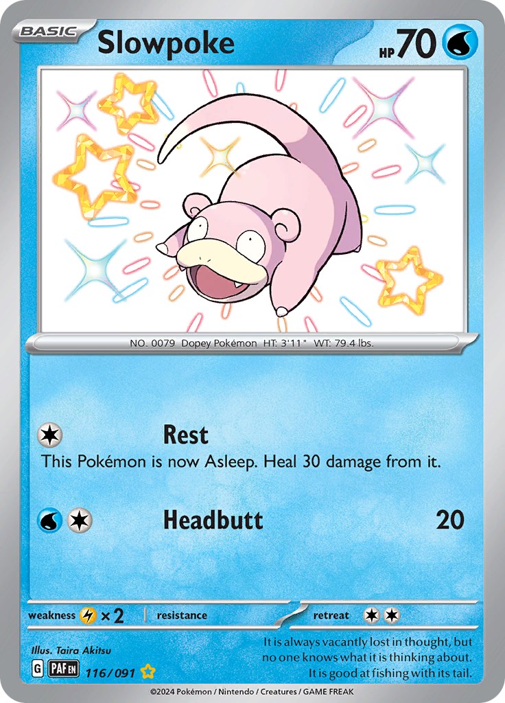 Slowpoke (116/091) [SV: Paldean Fates]