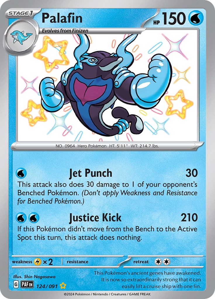 Palafin (124/091) [SV: Paldean Fates]