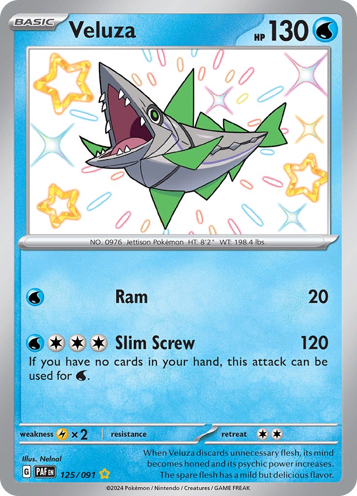 Veluza (125/091) [SV: Paldean Fates]