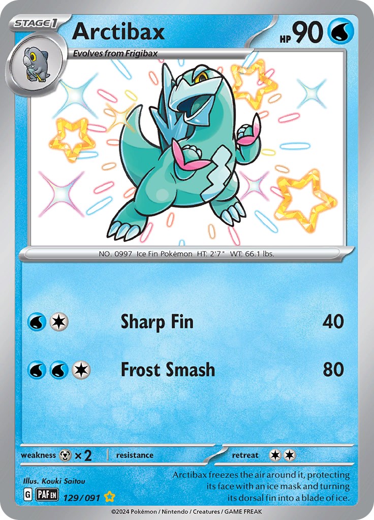 Arctibax (129/091) [SV: Paldean Fates]