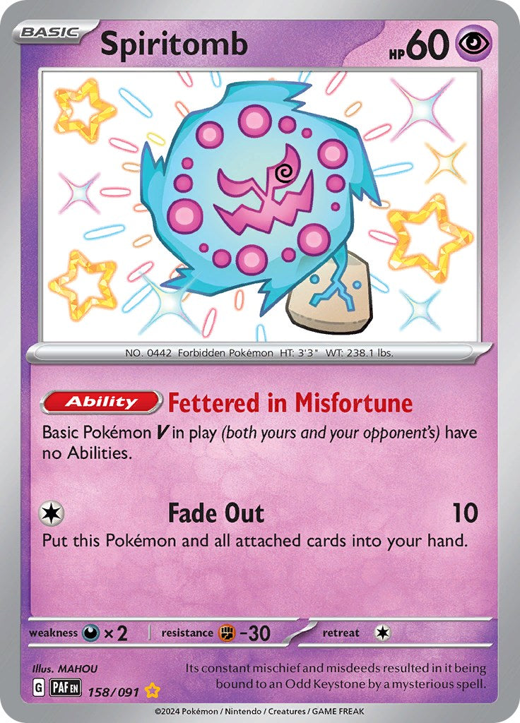 Spiritomb (158/091) [SV: Paldean Fates]