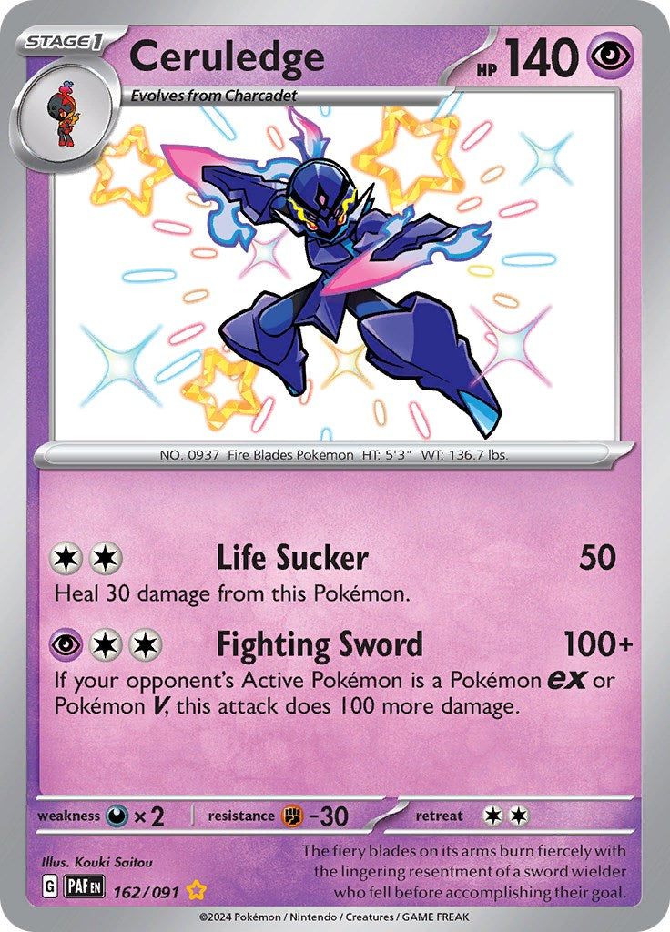 Ceruledge (162/091) [SV: Paldean Fates]