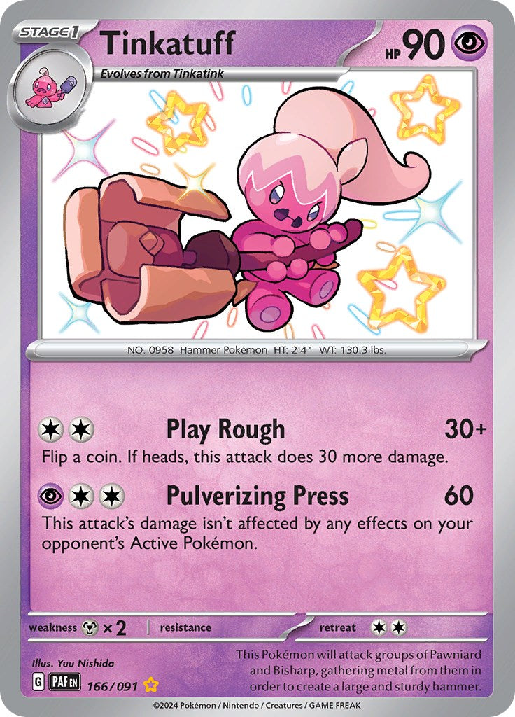 Tinkatuff (166/091) [SV: Paldean Fates]