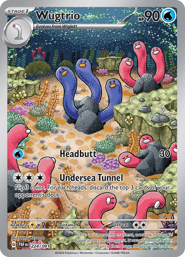 Wugtrio (224/091) [SV: Paldean Fates]