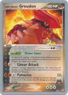 Team Magma's Groudon - 2004 (Tsuguyoshi Yamato) (9/95) [World Championship Decks]