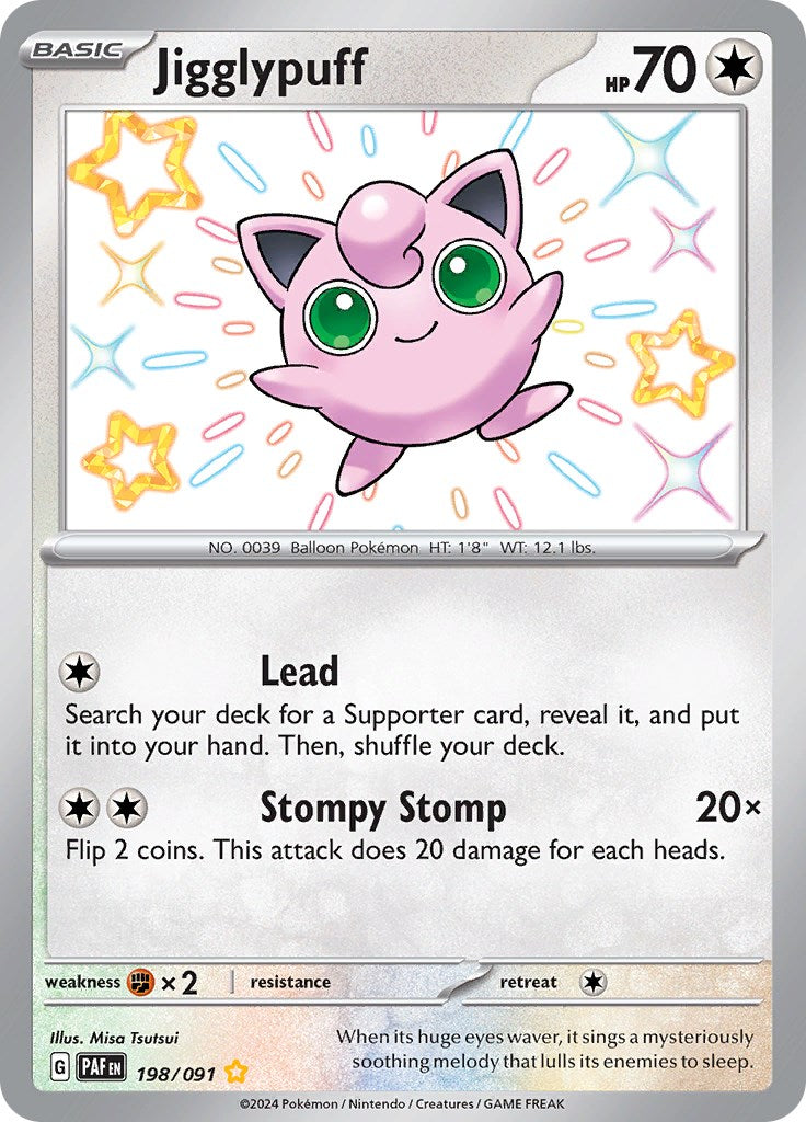 Jigglypuff (198/091) [SV: Paldean Fates]