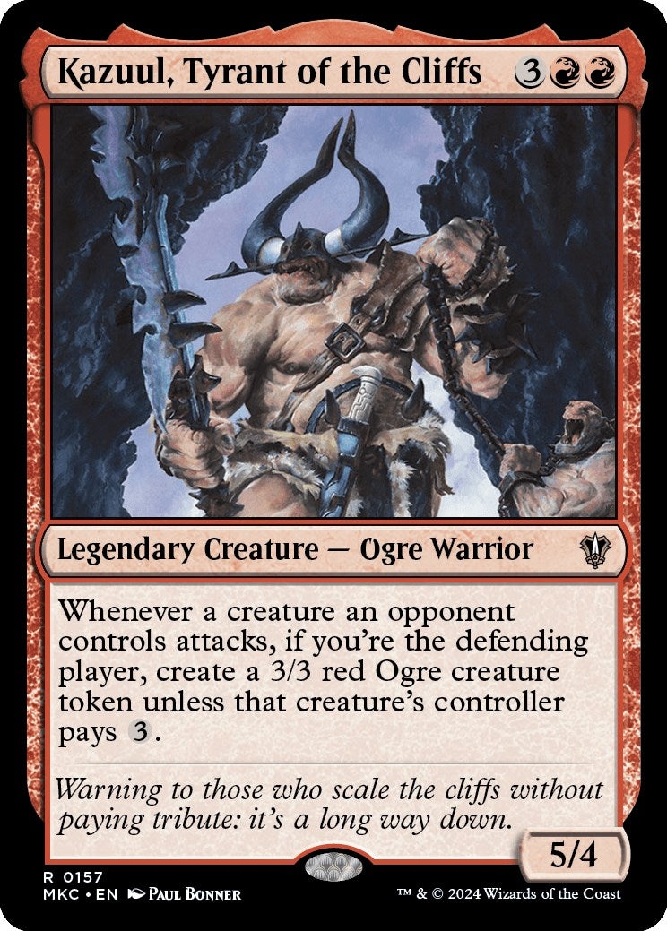 Kazuul, Tyrant of the Cliffs (157) [Commander: Murders at Karlov Manor]